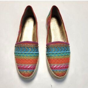 Donald J. Pliner Pizasp Southwestern Beaded Espadrille Slip On Shoes